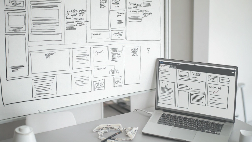 Component library wireframes voor webbureau