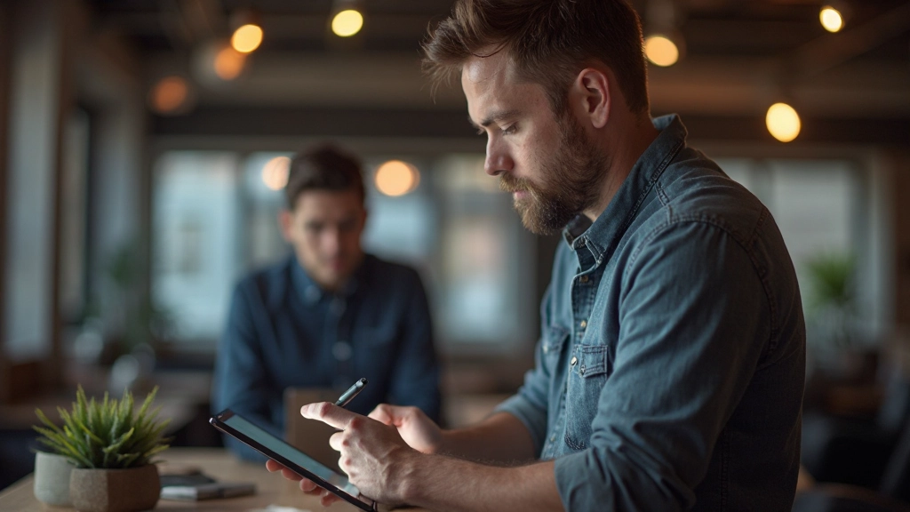 Gebruiker navigeert door wireframe prototype terwijl observator notities maakt van gedrag en reacties